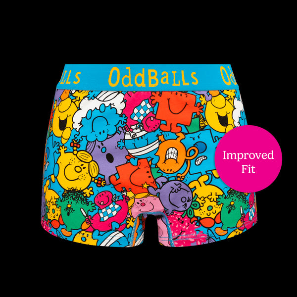 Mr Men Multi - Ladies Boxers