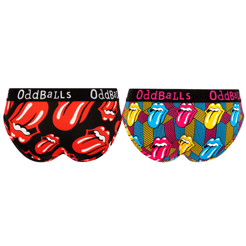 The Rolling Stones Bundle - Ladies Briefs 2 Pack Bundle