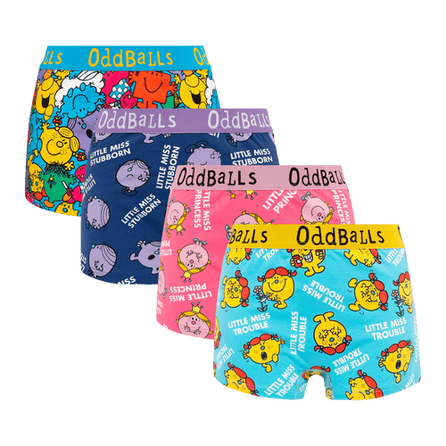 Little Miss Bundle - Ladies Boxer Shorts 4 Pack