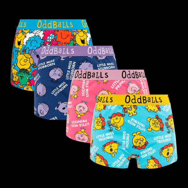 Little Miss Bundle - Ladies Boxer Shorts 4 Pack