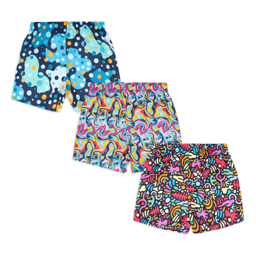 Let Loose Bundle - Mens Loose Fit Boxer Shorts 3 Pack