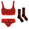 Loved Up Bundle - Womens Bralette, Brief & Matching Sock