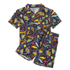 Magic Garden - Modal Men's Short Button Up Pyjamas Set