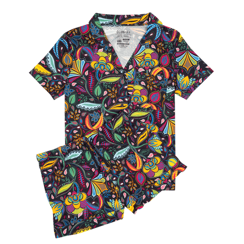 Magic Garden - Modal Women's Short Button Up Pyjamas Set