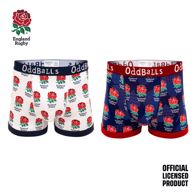 England Rugby - Home & Alternate - Mens Boxer Shorts Bundle