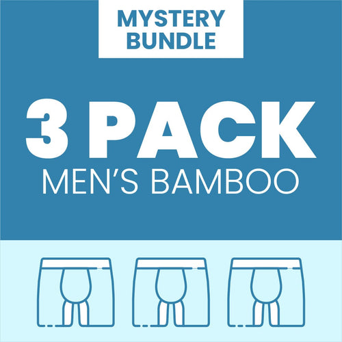 Mystery Bundle - Mens Bamboo Boxer Shorts 3 Pack Bundle