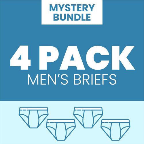 Mens Briefs Bundle - 4 Pack Mystery Box