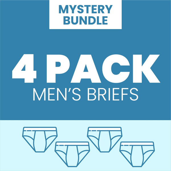 Mens Briefs Bundle - 4 Pack Mystery Box