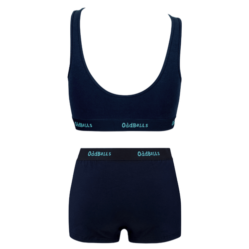 Midnight Bundle - Womens Bralette & Boxers Matching Set
