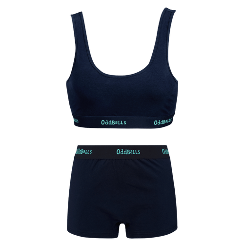 Midnight Bundle - Womens Bralette & Boxers Matching Set