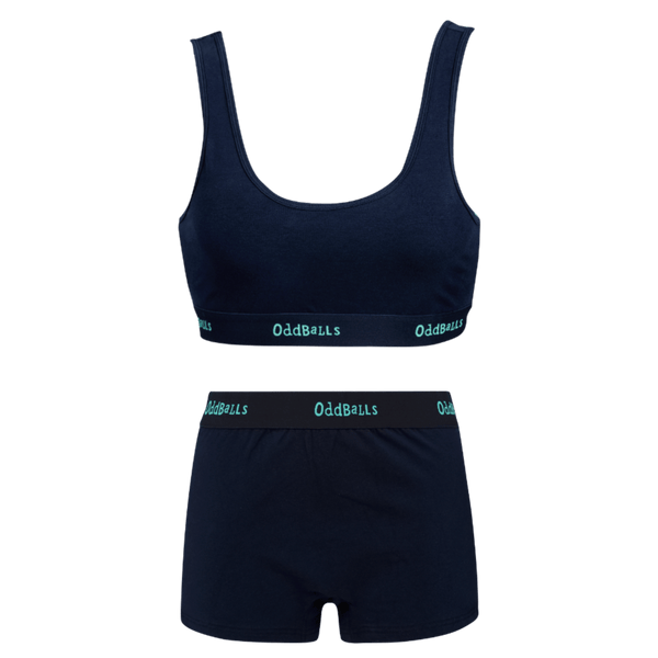 Midnight Bundle - Womens Bralette & Boxers Matching Set