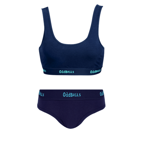 Midnight Bundle - Womens Bralette & Briefs Matching Set