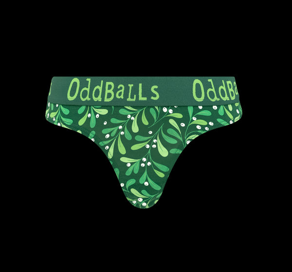 Mistletoe Bundle - Ladies Thong & Sock