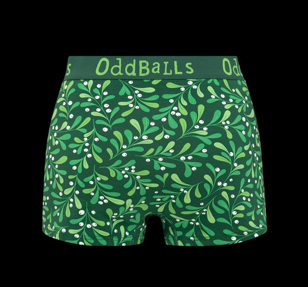 Mistletoe Bundle - Ladies Boxer Shorts & Sock