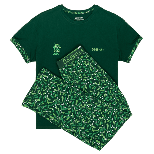 Mistletoe - Women's Long Pyjamas Set (T-Shirt & Trousers)