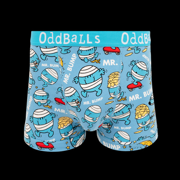 Mr Bump  - Mr Men - Mens Cotton Boxer Shorts