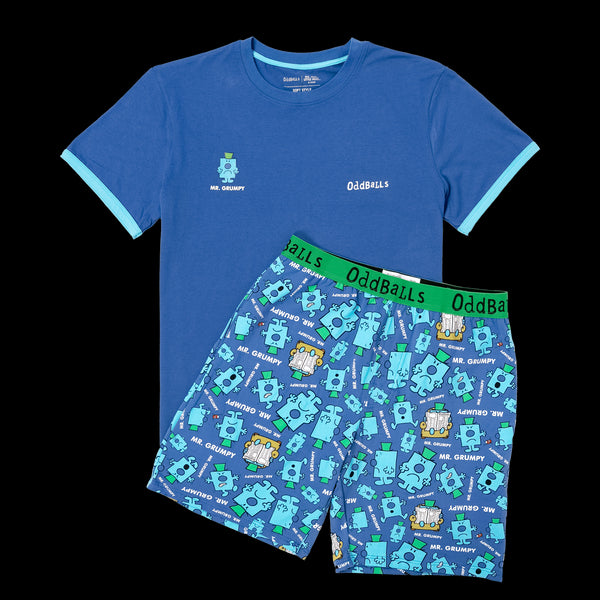 Mr Grumpy - Men's Short Pyjamas Set (T-Shirt & Shorts)