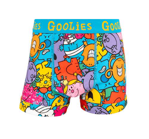 Mr Men Multi - Kids Boxer Shorts - Goolies