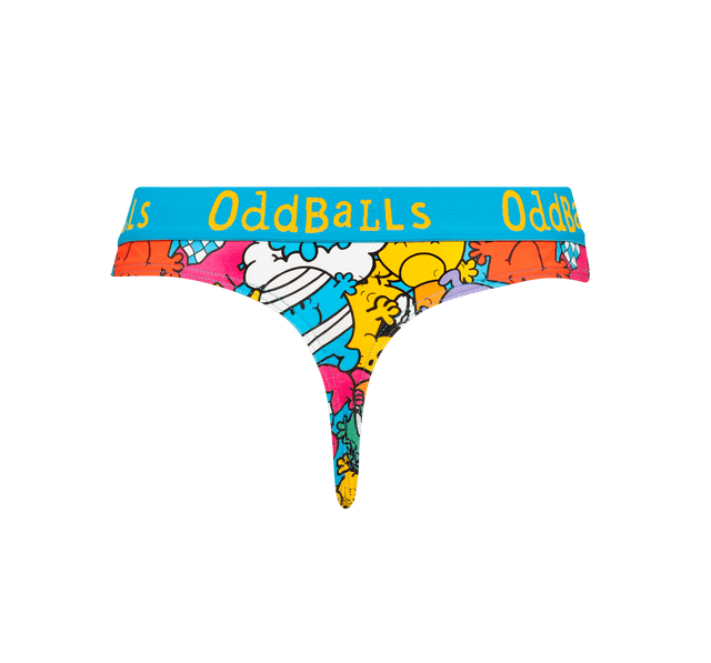Mr Men Multi - Ladies Thong