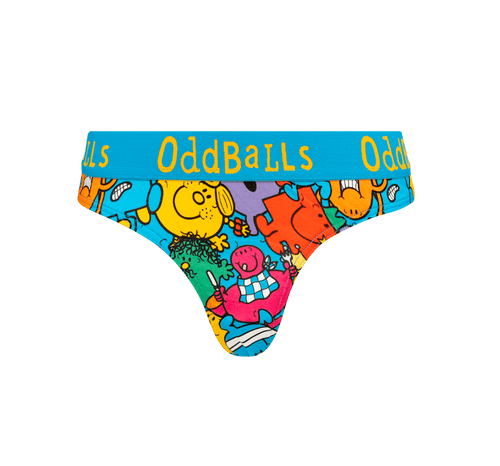 Mr Men Multi - Ladies Thong