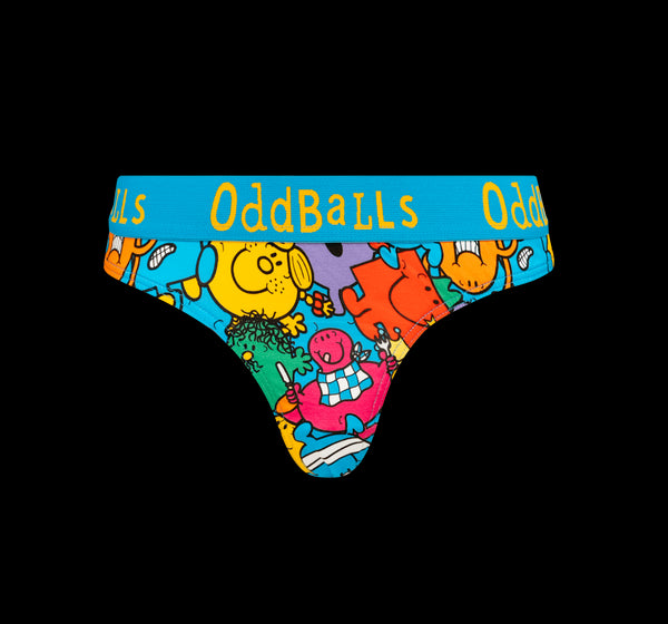 Mr Men Multi - Ladies Thong
