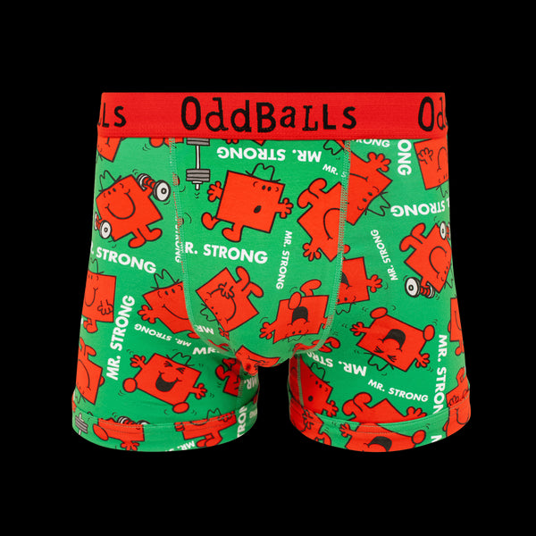Mr Strong  - Mr Men - Mens Cotton Boxer Shorts