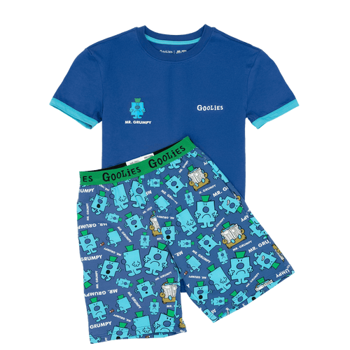 Mr Grumpy - Kids Short Pyjamas Set (T-Shirt & Shorts)