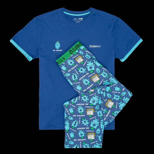 Mr Grumpy - Men's Long Pyjamas Set (T-Shirt & Trousers)