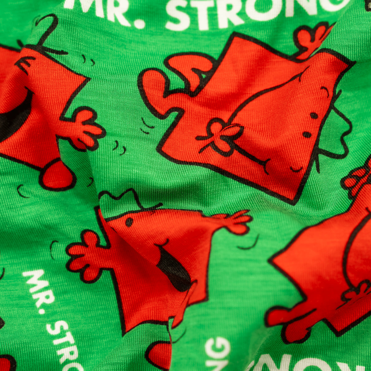 Mr. Strong Pin Mr Strong - Mr Men - Mens Bamboo Boxer Shorts