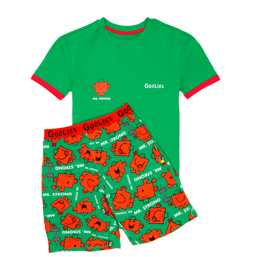 Mr Strong - Kids Short Pyjamas Set (T-Shirt & Shorts)