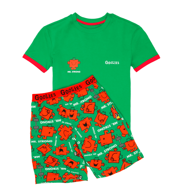 Mr Strong - Kids Short Pyjamas Set (T-Shirt & Shorts)