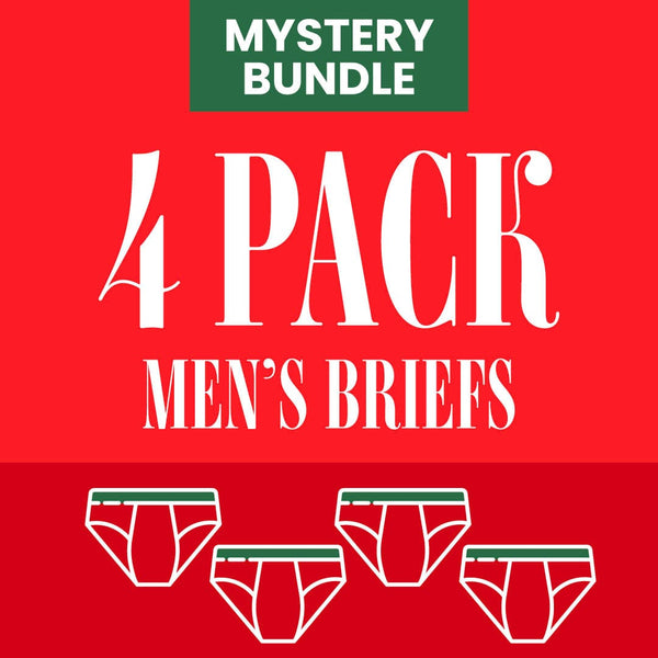 Mens Briefs Bundle - 4 Pack Mystery Box
