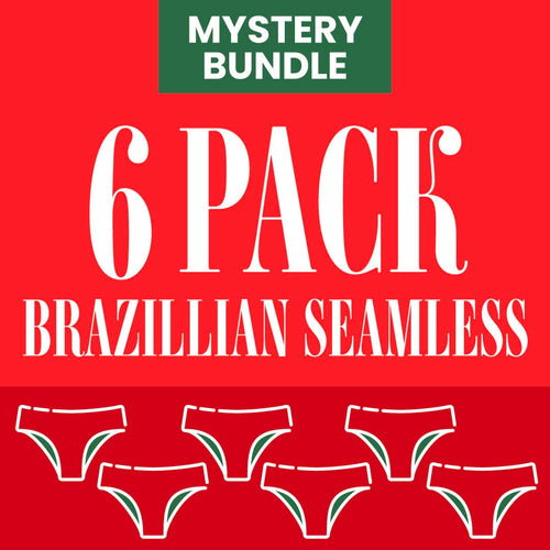Mystery Seamless Brazilian Briefs Bundle - 6 Pack Bundle