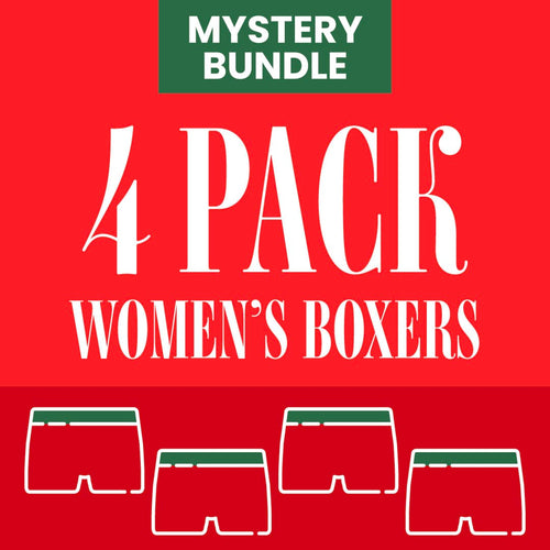 Ladies Boxer Shorts Bundle - 4 Pack Mystery Box