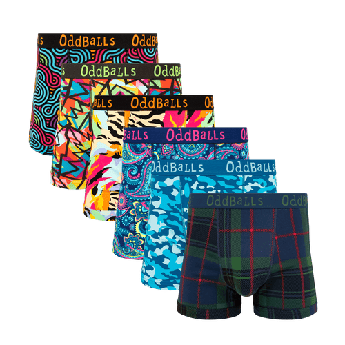 Best of 2025 Bundle - Mens Boxer Shorts 6 Pack