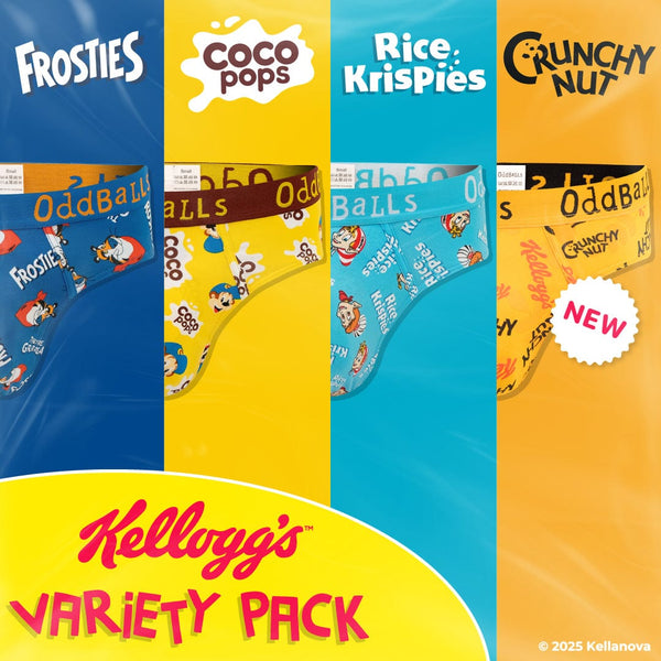 Kelloggs Variety  Pack - Mens Briefs 4 Pack