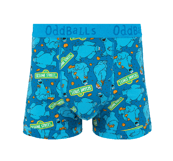 Cookie Monster - Mens Cotton Boxer Shorts