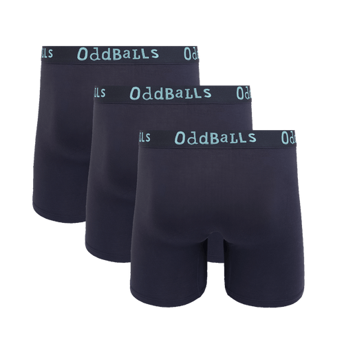 Midnight Bundle - Mens Bamboo Boxer Shorts 3 Pack Bundle