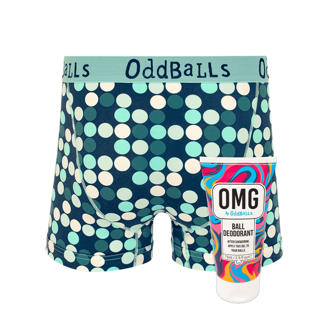 Minty Balls - Mens Boxer Shorts & Ball Deodorant Bundle