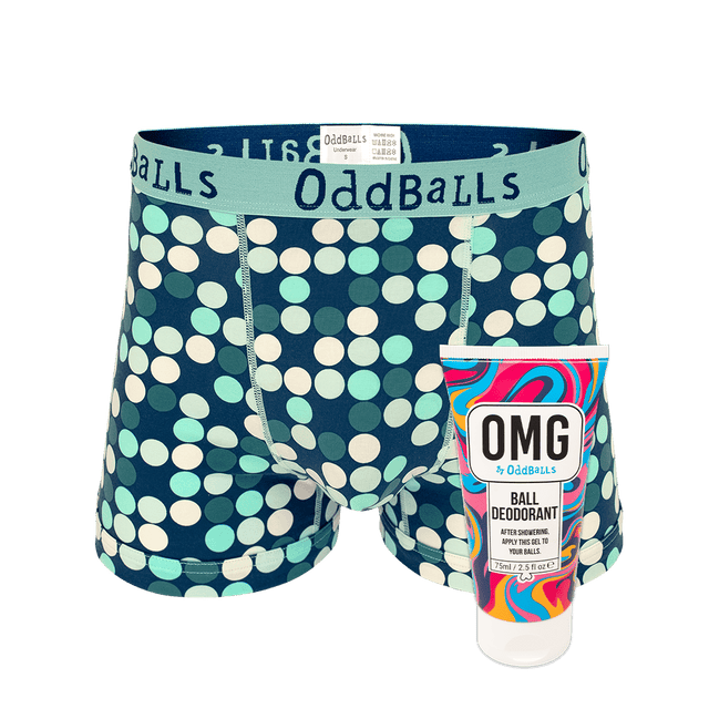 Minty Balls - Mens Boxer Shorts & Ball Deodorant Bundle
