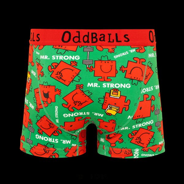 Mr Strong  - Mr Men - Mens Cotton Boxer Shorts