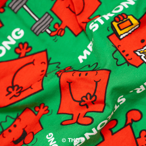 Mr Strong  - Mr Men - Mens Cotton Boxer Shorts