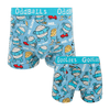 Mr Bump - Mr Men - Dad & Lad Boxer Shorts Bundle