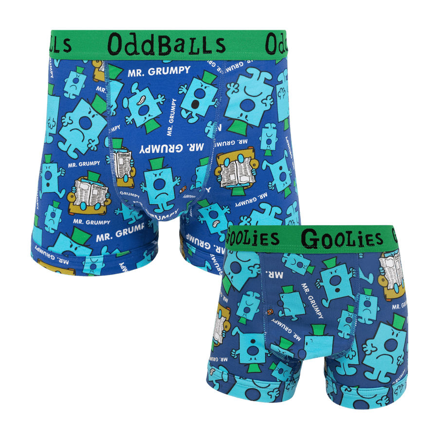 Mr Grumpy Bundle - Dad & Lad Boxer Shorts Bundle