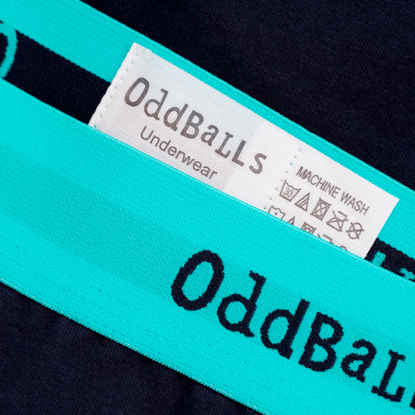 Navy & Bluebell - Mens Cotton Boxer Shorts