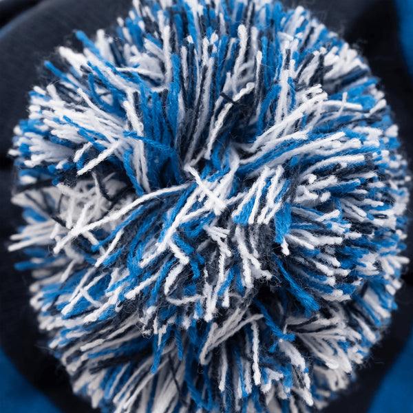 Navy / Blue / White - Bobble Hat