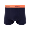 Navy & Coral - Mens Cotton Boxer Shorts