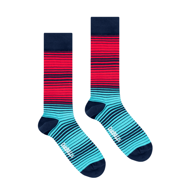 Tidal Wave - Mens Bamboo Boxer Shorts & Matching Sock