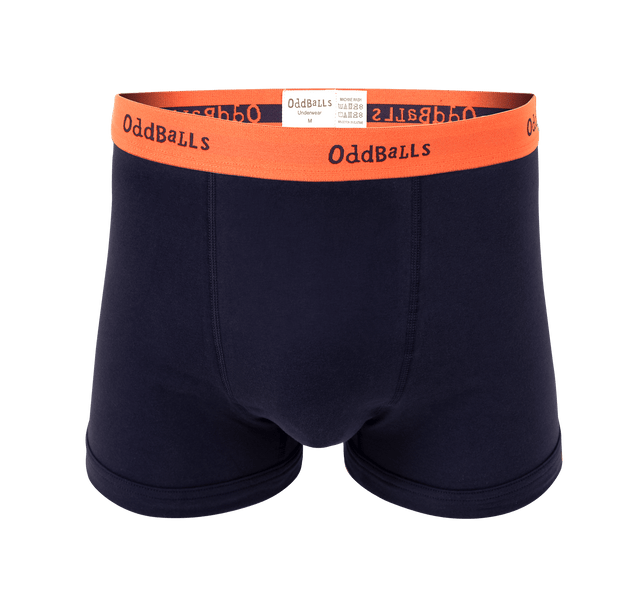 Navy/Peach - Vodafone - Mens Boxer Shorts
