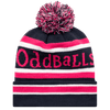 Navy / Pink / White - Bobble Hat